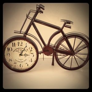 Old Town Clocks/  Bicycle Table Clock London 1894